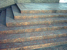 изготовление лестниц из декоративного бетона